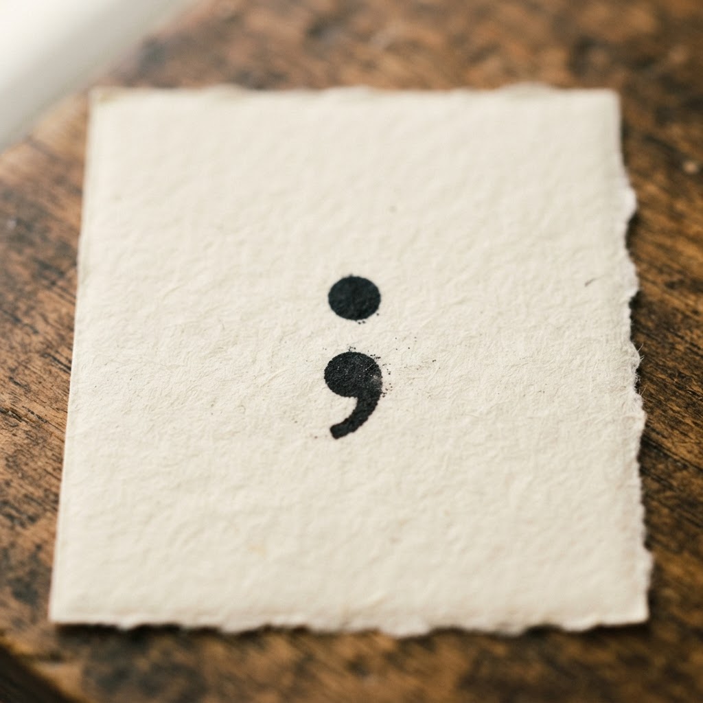 A semicolon